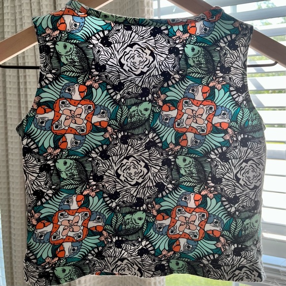 🦋 5/$25 BUNDLE • Adidas Girls Jungle Zoo Animals Tank Top, Activewear - Picture 5 of 5